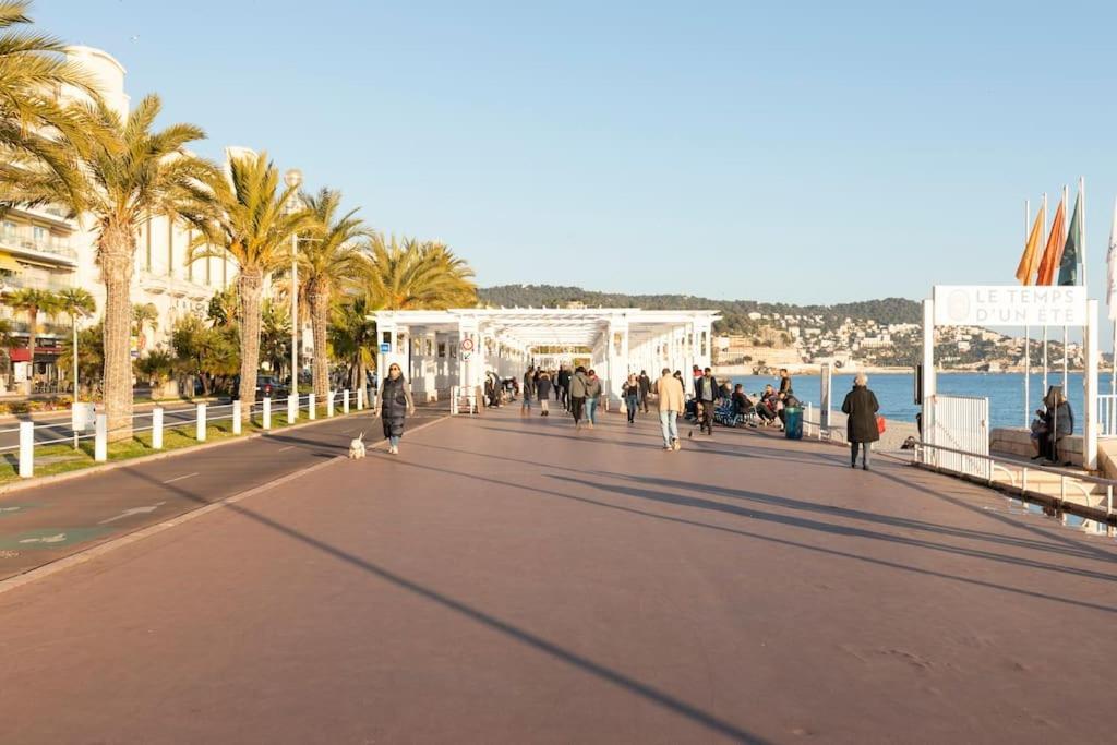 Апартаменты Promenade, 2Pieces Chic Et Clim Avec Terrasse Ницца Экстерьер фото